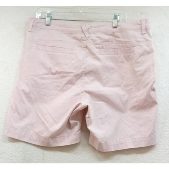 Riders By Lee Women's‎ Shorts Plus Size 16W Pink Cotton Blend 36x7" High Rise - Picture 2 of 5